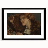 Realism Art Prints - Intimate Portrait of Woman with Mirror on Canvas