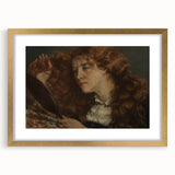 Realism Art Prints - Intimate Portrait of Woman with Mirror on Canvas