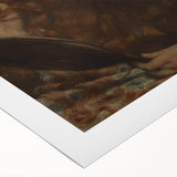 Realism Art Prints - Intimate Portrait of Woman with Mirror on Canvas