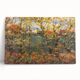 Black and white large art print of a tree in autumn, on stretched canvas, ideal for kitchen wall art or bedroom ambiance.
