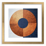 Geometric Abstract Living Room Wall Art - Modern Canvas Print