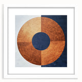 Geometric Abstract Living Room Wall Art - Modern Canvas Print