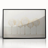 Framed abstract landscape artwork in black acrylic, showcasing vibrant colors and dynamic shapes. Perfect for modern home decor or office enhancement.