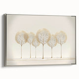 Framed abstract landscape canvas art with a silver frame, showcasing vibrant colors and dynamic shapes, ideal for modern home decor, side view perspective.