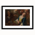 Baroque Art Scene of Rest and Reflection - Classic Wall Art Print