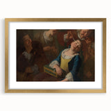 Baroque Art Scene of Rest and Reflection - Classic Wall Art Print