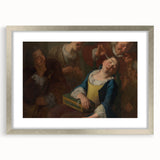 Baroque Art Scene of Rest and Reflection - Classic Wall Art Print