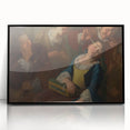 Baroque Art Scene of Rest and Reflection - Classic Wall Art Print