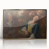 Baroque Art Scene of Rest and Reflection - Classic Wall Art Print