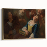 Baroque Art Scene of Rest and Reflection - Classic Wall Art Print