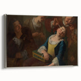 Baroque Art Scene of Rest and Reflection - Classic Wall Art Print