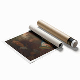 Baroque Art Scene of Rest and Reflection - Classic Wall Art Print