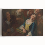 Baroque Art Scene of Rest and Reflection - Classic Wall Art Print