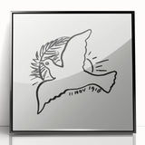 Expressionist Art: Peace Dove Commemorative Design