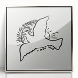 Expressionist Art: Peace Dove Commemorative Design