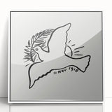 Expressionist Art: Peace Dove Commemorative Design
