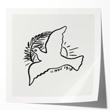 Expressionist Art: Peace Dove Commemorative Design