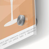 Large abstract wall art featuring swirling patterns in muted earth tones on acrylic glass, suitable for dining room ambiance.