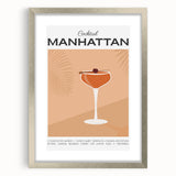 Textured abstract art print in muted earth tones on a framed canvas, suitable for bedroom decor.