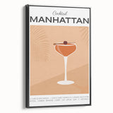 Black and white wall art featuring a vintage poster landscape, printed on framed canvas, ideal for bedroom decor.