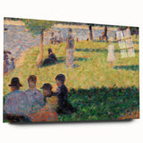 Impressionist Landscape Wall Art - Seurat Inspired Summer Scene Print