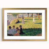 Impressionist Landscape Wall Art - Seurat Inspired Summer Scene Print