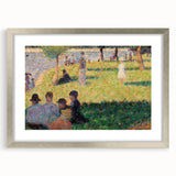 Impressionist Landscape Wall Art - Seurat Inspired Summer Scene Print