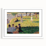 Impressionist Landscape Wall Art - Seurat Inspired Summer Scene Print