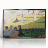 Impressionist Landscape Wall Art - Seurat Inspired Summer Scene Print