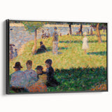 Impressionist Landscape Wall Art - Seurat Inspired Summer Scene Print