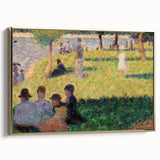 Impressionist Landscape Wall Art - Seurat Inspired Summer Scene Print
