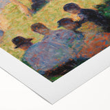 Impressionist Landscape Wall Art - Seurat Inspired Summer Scene Print