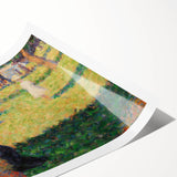 Impressionist Landscape Wall Art - Seurat Inspired Summer Scene Print