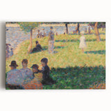 Impressionist Landscape Wall Art - Seurat Inspired Summer Scene Print