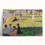 Impressionist Landscape Wall Art - Seurat Inspired Summer Scene Print