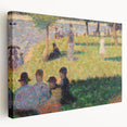 Impressionist Landscape Wall Art - Seurat Inspired Summer Scene Print