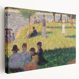 Impressionist Landscape Wall Art - Seurat Inspired Summer Scene Print