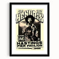Jimi Hendrix Retro Wall Art – Vintage Hastings Pier Concert Print