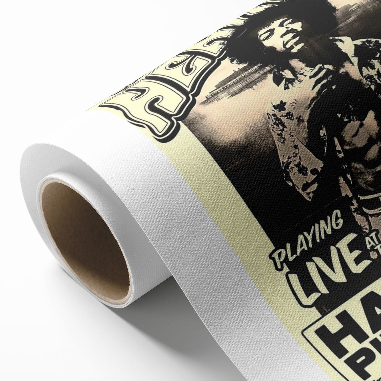 Jimi Hendrix Retro Wall Art – Vintage Hastings Pier Concert Print