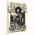 Jimi Hendrix Retro Wall Art – Vintage Hastings Pier Concert Print