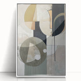Modern Dining Room Art – Geometric Black and Gold Abstract