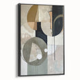 Modern Dining Room Art – Geometric Black and Gold Abstract