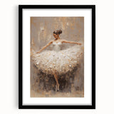 Ballet Dancer Living Room Wall Art - Modern Canvas & Framed Print