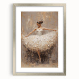 Ballet Dancer Living Room Wall Art - Modern Canvas & Framed Print