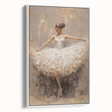Ballet Dancer Living Room Wall Art - Modern Canvas & Framed Print