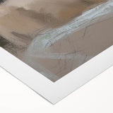 Abstract figurative art on rolled canvas showcasing vibrant colors and dynamic shapes, elegantly packaged in a protective cardboard tube, ideal for modern decor.