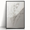 Abstract floral artwork in a sleek black frame, showcasing vibrant colors and intricate designs, perfect for modern home decor and artistic expression.