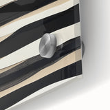 Minimalist Abstract Wall Art – Modern Black, White & Beige Canvas