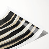 Minimalist Abstract Wall Art – Modern Black, White & Beige Canvas