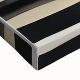 Minimalist Abstract Wall Art – Modern Black, White & Beige Canvas